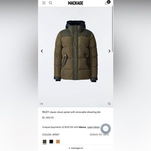 Brand New Mackage Jacket